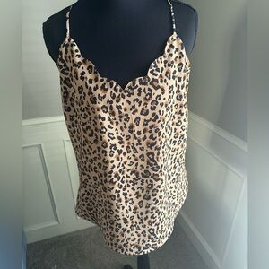 JCrew Leopard Print Women's camisole top size 4